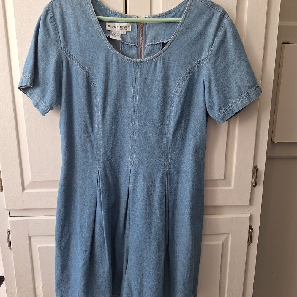Newport News Easy Style Denim Romper Size 8
